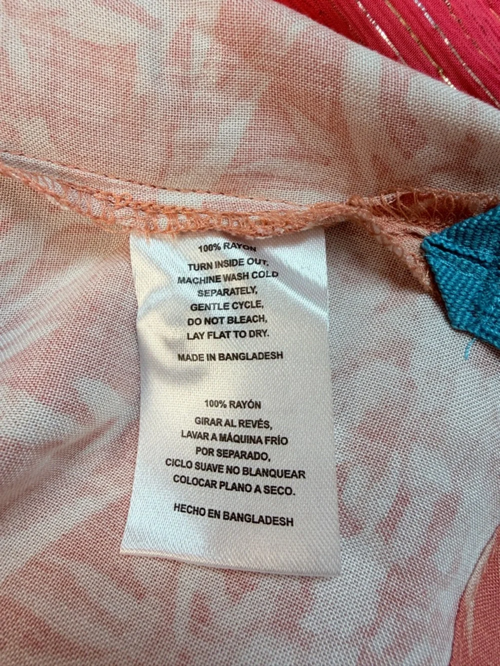 Havana Jim Hawaiian Shirt XL Coral 100% Rayon Tropical Camp Button Front NWT